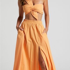 Orange 2 Piece Set